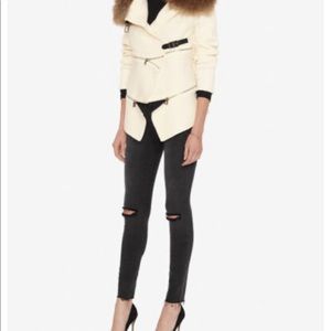 FRAME Le High Skinny in Grey